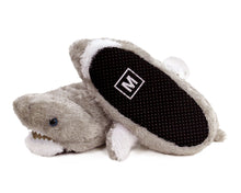 Load image into Gallery viewer, Great White Shark Slippers Bottom View
