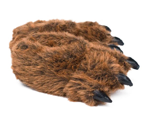 Grizzly Bear Paw Slippers Side View