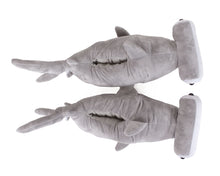 Load image into Gallery viewer, Hammerhead Shark Slippers Top View
