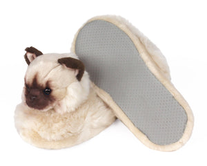 Himalayan Cat Slippers Bottom View