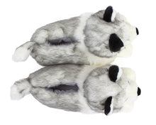 Load image into Gallery viewer, Husky Dog Slippers Top View
