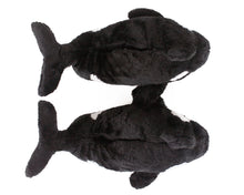 Load image into Gallery viewer, Killer Whale Orca Slippers Top View
