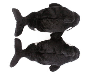 Killer Whale Orca Slippers Top View