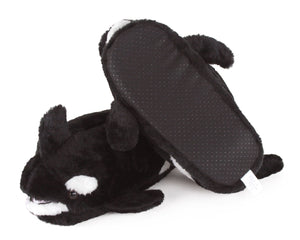 Killer Whale Orca Slippers Bottom View