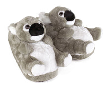 Load image into Gallery viewer, Koala Bear Slippers 3/4 View
