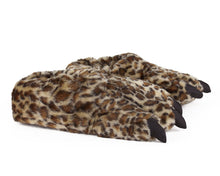 Load image into Gallery viewer, Leopard Claw Slippers Side View

