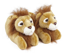 Load image into Gallery viewer, Lion Slippers 3/4 View
