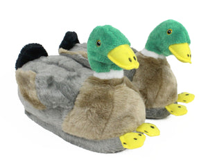 Mallard Duck Slippers 3/4 View