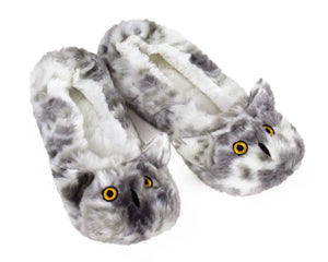 Owl Sock Slippers 3/4 View