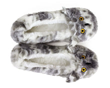 Load image into Gallery viewer, Owl Sock Slippers Top View
