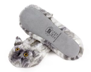 Owl Sock Slippers Bottom View