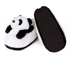 Panda Bear Slippers Bottom View
