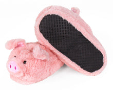 Load image into Gallery viewer, Piggy Slippers Bottom View
