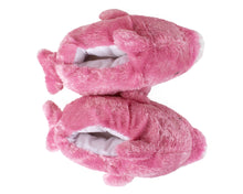 Load image into Gallery viewer, Pink Dolphin Slippers Top View
