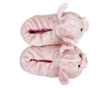 Load image into Gallery viewer, Pink Pig Animal Slippers Top View
