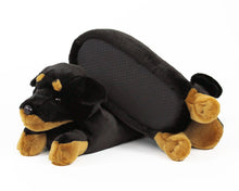 Load image into Gallery viewer, Rottweiler Slippers Bottom View
