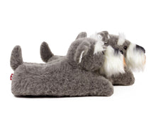 Load image into Gallery viewer, Schnauzer Dog Slippers Side View
