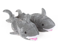 Load image into Gallery viewer, Shark Animal Slippers 3/4 View
