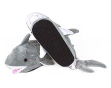 Load image into Gallery viewer, Shark Animal Slippers Bottom View
