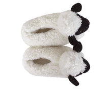 Load image into Gallery viewer, Sheep Slippers Top View
