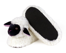 Load image into Gallery viewer, Sheep Slippers Bottom View
