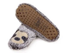 Load image into Gallery viewer, Sloth Sock Slippers Bottom View

