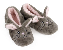 Load image into Gallery viewer, Snuggle Bunny Sock Slippers 3/4 View
