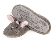 Load image into Gallery viewer, Snuggle Bunny Sock Slippers Bottom View
