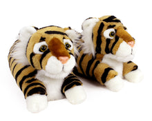 Load image into Gallery viewer, Tiger Slippers 3/4 View
